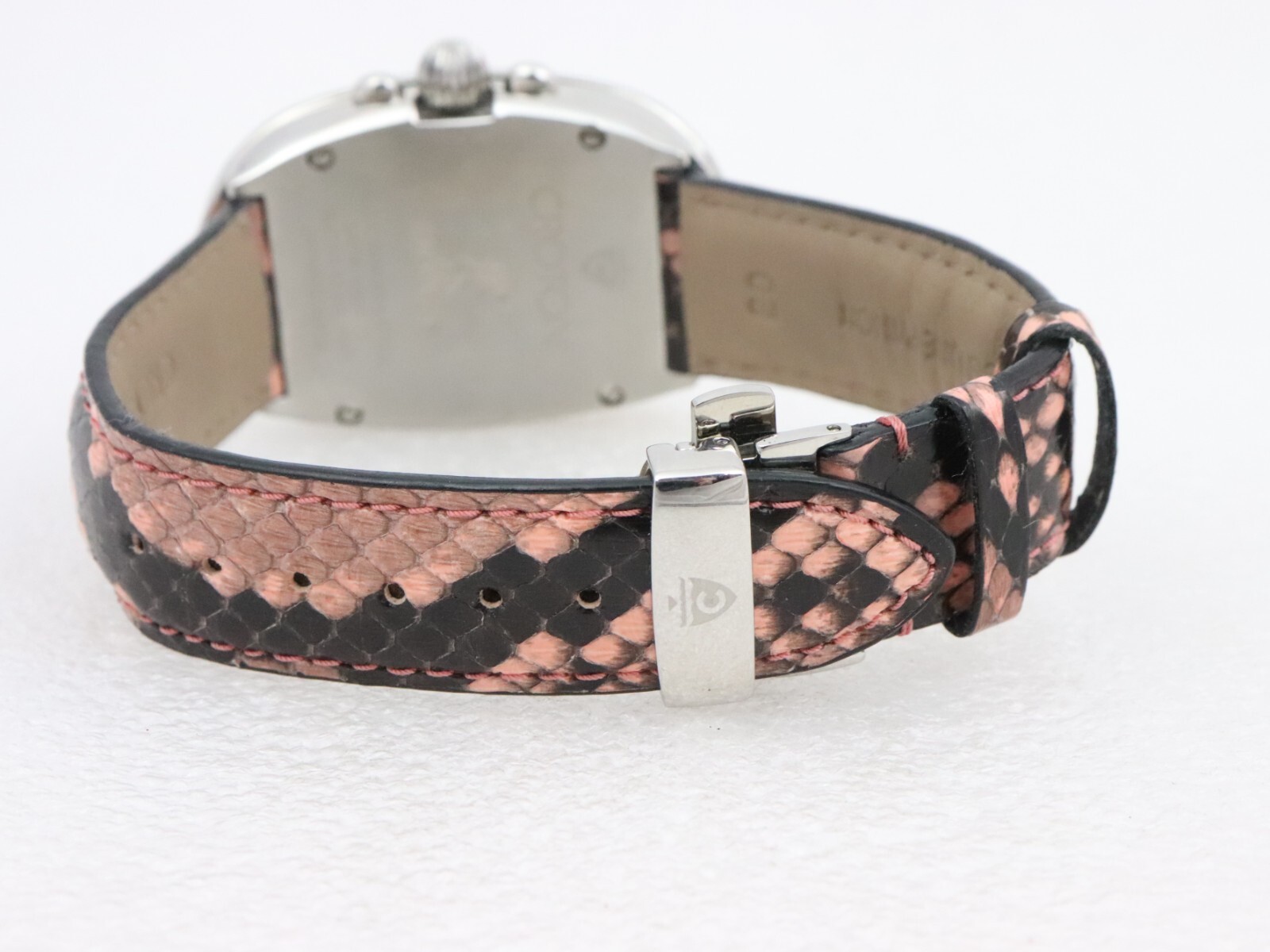 NEW BATT. Croton Crotalus Python Leather Chronogr… - image 4