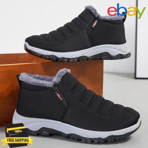 Women Winter Warm Snow Boots Thickening Outdoor Flat Walking Shoes Cozy - Picture 1 of 48