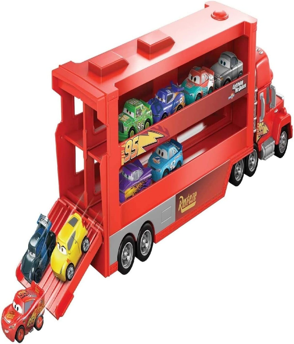 Disney Pixar Cars 3 Mack Mini Racers Hauler Transporter