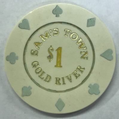 Sam's Town Gold River - Laughlin, NV $1 Casino Chip - Free Shipping