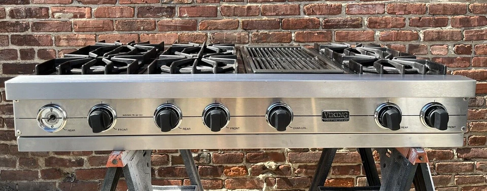 VIKING PROFESSIONAL VGRT480-6QSS 48" GAMA SUPERIOR, 6 QUEMADORES Y PARRILLA Foto 2 de 4