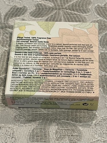 NEW Clinique Beyond Perfecting Powder Foundation + Concealer 06 Ivory 14.5g - Picture 4 of 5
