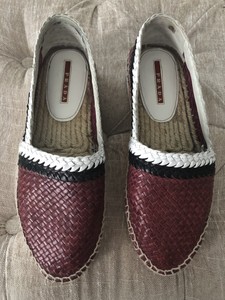 burgundy espadrilles
