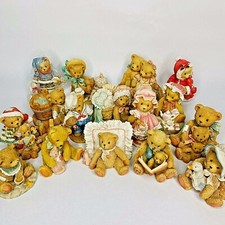 Lot of 16 Cherished Teddies Figurines Bears Boxes USA Alice Anna Ingrid More