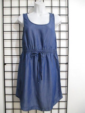 ANN TAYLOR LOFT  🌸 SIZE XS===CUTE BLUE / ELASTIC WAIST / SUNDRESS