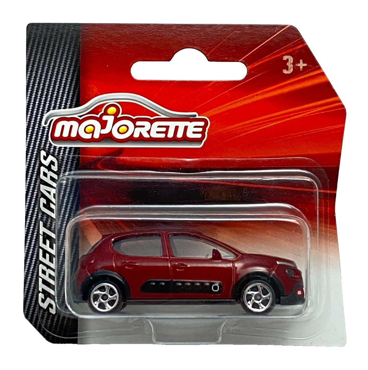Citroen C3 Red Majorette Street Cars 2023 254M 1:64 Scale Toy Car