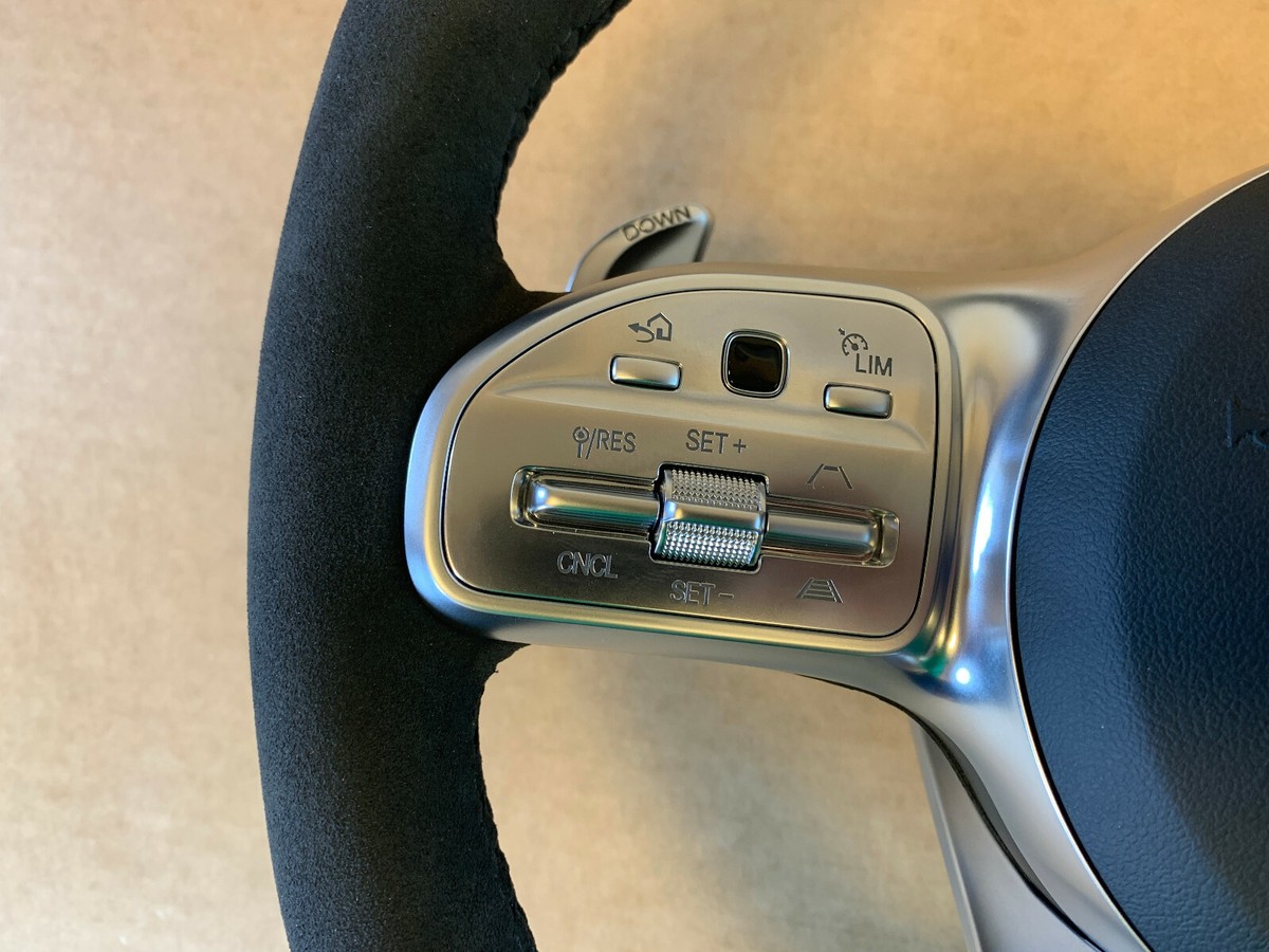 Mercedes W205 W213 W222 W253 W463 AMG Steering Wheel ALCANTARA  