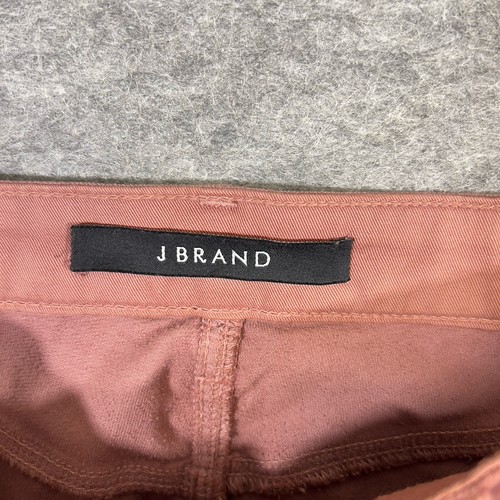 J Brand Pants Womens Size 25 Warm Sable Pink Velvet Maria High Rise Skinny - Picture 4 of 15