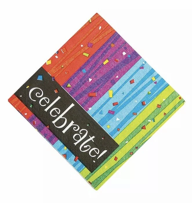 Party Creations Milestone CELEBRATE! Beverage Napkins, 16 Ct Party Graduation - Image 2 of 2