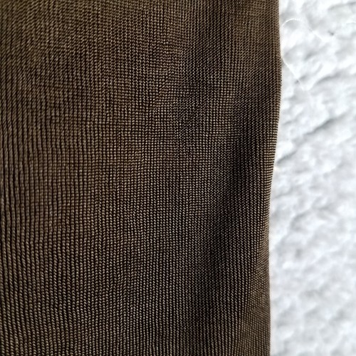 Gilet con cappuccio donna Chico's Travelers 2/large Slinky full zip viaggio marrone - Foto 5 di 11