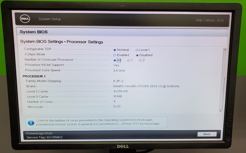 Dell PowerEdge R530 Xeon E5-2623 v3 3GHz (x1) 32GB RAM No HDDs PERC H730 Mini #2 - Picture 10 of 13