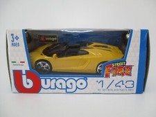 AT937 BURAGO STREET FIRE 1/45 LAMBORGHINI AVENTADOR LP700-ROADSTER JAUNE 30012