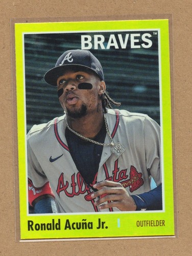 RONALD ACUNA Jr. 2024 Topps Archives Yellow Foil #116 Braves - Picture 2 of 3
