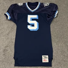 UNH Wildcats Football Jersey Men Large Blue Vintage NCAA Ripon Team Issued 5 USA