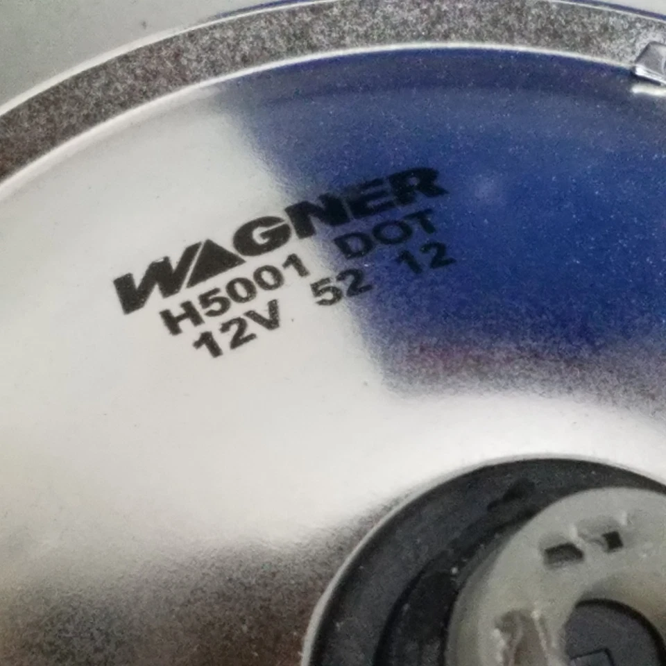 Wagner Lighting H5001 Sealed Beam Halogen Headlamp For 1958 Chevrolet Corvette - Image 3 of 4