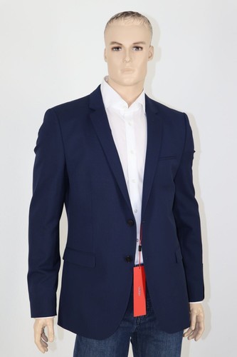 HUGO BOSS SAKKO, Mod. Arti204X, talla 110/EE. UU. 46 L, ajuste extra delgado, azul oscuro - Imagen 1 de 6