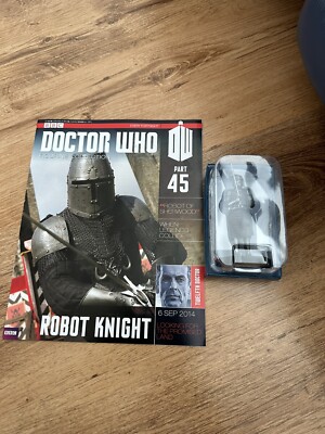 DOCTOR WHO EAGLEMOSS COLLECTION #45 ROBOTERRITTER FIGUR MIT MAGAZIN