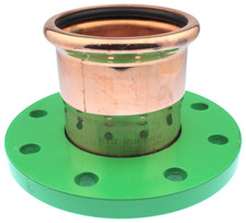 XPress 66.7mm Copper 4 Hole Female Flange adapter DN65 - S1FMF/7510, 38364