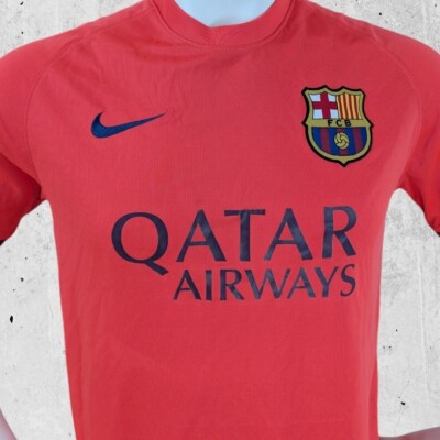 NIKE FC Barcelona Away Stadium Qatar Airways Large Soccer Football