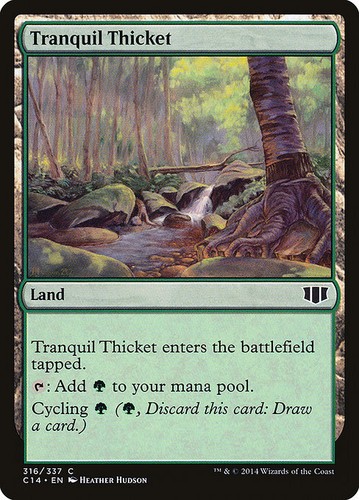 TRANQUIL THICKET x4 mtg NM Commander 2014 4 Common - 第 1/1 張圖片