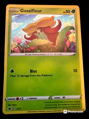 Pokmon TCG: Gossifleur Holo McDonald's 2022 Promotional - rare | eBay