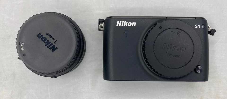 Nikon 1 S1 10.1MP Mirrorless Digital Camera Black with 11-27.5 lens - Image 4 of 4