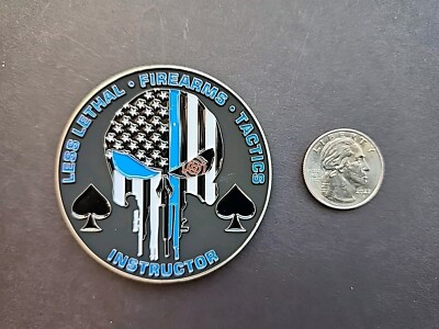 US Customs Border Patrol Firearms Tactics Instructor Challenge Coin Punisher