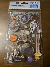 Paper House SPACE CADET Scrapbooking Stickers 