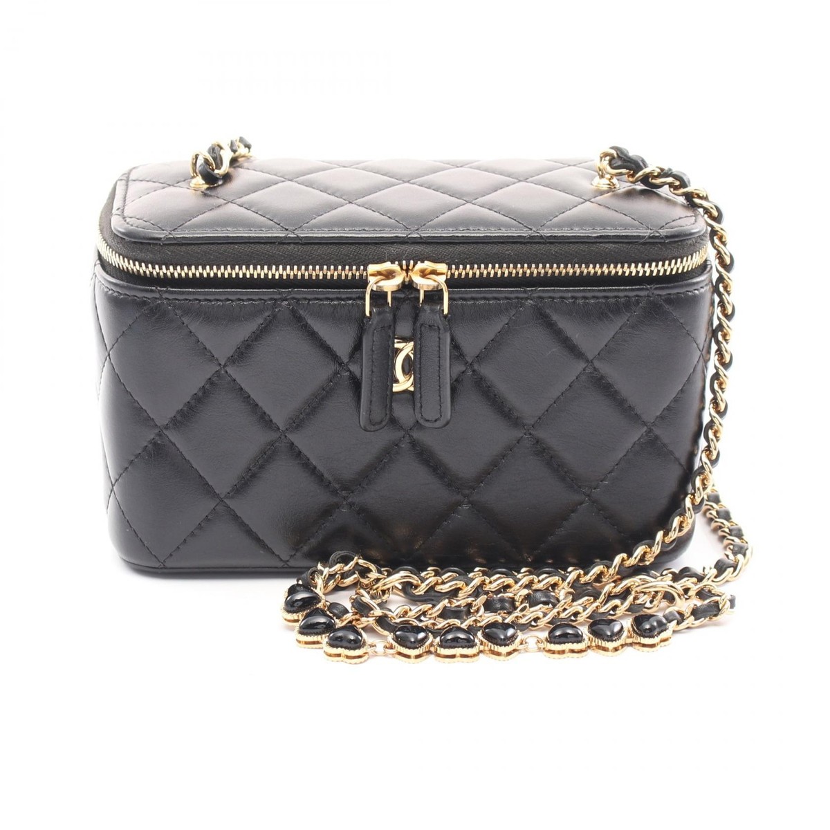 ショルダーバッグ・ポシェット × ヴィンテージ(中古) Chanel Chain Shoulder and Crossbody Bag CHANEL Matelasse chain Shoulder crossbody vanity Bag