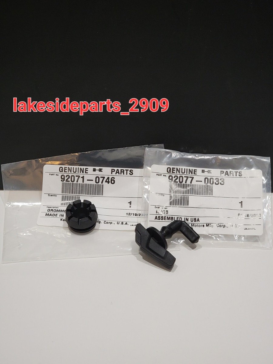 OEM KAWASAKI TERYX 800 KRX 1000 MULE SX 610 HOOD LATCH KNOB OEM KAWASAKI TERYX 800 KRX 1000 MULE SX 610 HOOD LATCH KNOB