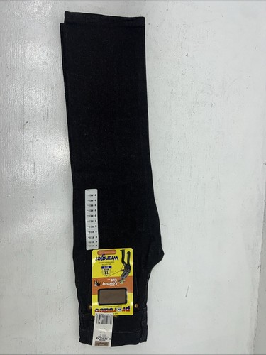 New Boys Black Wrangler Pro Rodeo Cowboy Cut Denim Jeans. 8/24 Regular C-23 - Picture 2 of 9