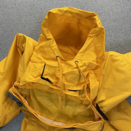 Disney Store Pullover Jacket Coat Mens Medium Yellow Classic Mickey Mouse Hooded - Picture 17 of 17