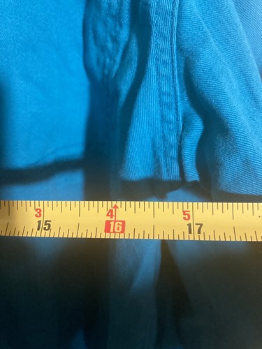 Jordache Turquoise Button Up Longsleeve Shirt Men’s Medium VTG - Picture 5 of 7