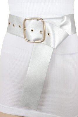 Elegant Silver and Ivory Women\'s Belt Elegant Ladies main image 3