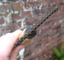Antique Brass Bookbinding Tool- Gilding Gold Leaf Decoration Embossing