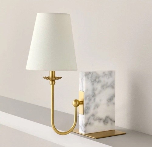 Marble Book Shelf Lamp Hearth & Hand with Magnolia Target - New IN HAND