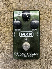 Used MXR Carbon Copy Analog Delay Electric Guitar Foot Pedal Effects
