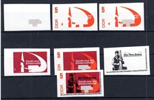 DDR OKTOBERREVOLUTION 1312PH PHASENDRUCKE UNGEZ&Auml;HNT ** MNH POSTFRISCH (GA7218