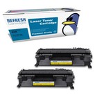 Wkłady odświeżające czarny #05A/CE505D toner dwupak kompatybilny z drukarkami HP