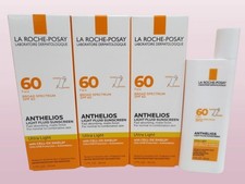 LA ROCHE POSAY ANTHELIOS ULTRA LIGHT FLUID SUNSCREEN SPF 60 1.7 OZ EXP: 2028 3PC