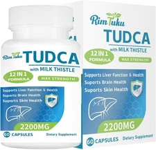 TUDCA Supplement 2200MG - Bile Salts Liver Detox & Cleanse and Gallbladder USA