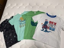 Boys Shirt Bundle Small Medium Adidas Old Navy 4 Pc Graphic Tees Lot