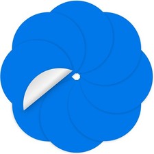 Colorful Dry Erase Dots Circles Whiteboard Marker Removable Stickers Spots Wall