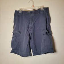 Izod Saltwater Men's Blue Cargo Shorts Size 32