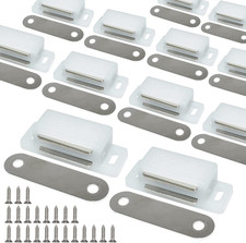 12Pack 15Lbs Cabinet Magnets Magnetic Door Catch for Kitchen Closet Door Bathroo
