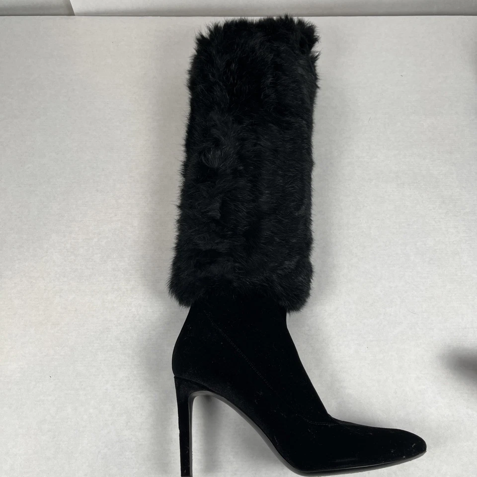 GIUSEPPE ZANOTTI Mandy Piel de Conejo Botas Stilleto Hasta la Rodilla Para Mujer 9 Foto 2 de 4