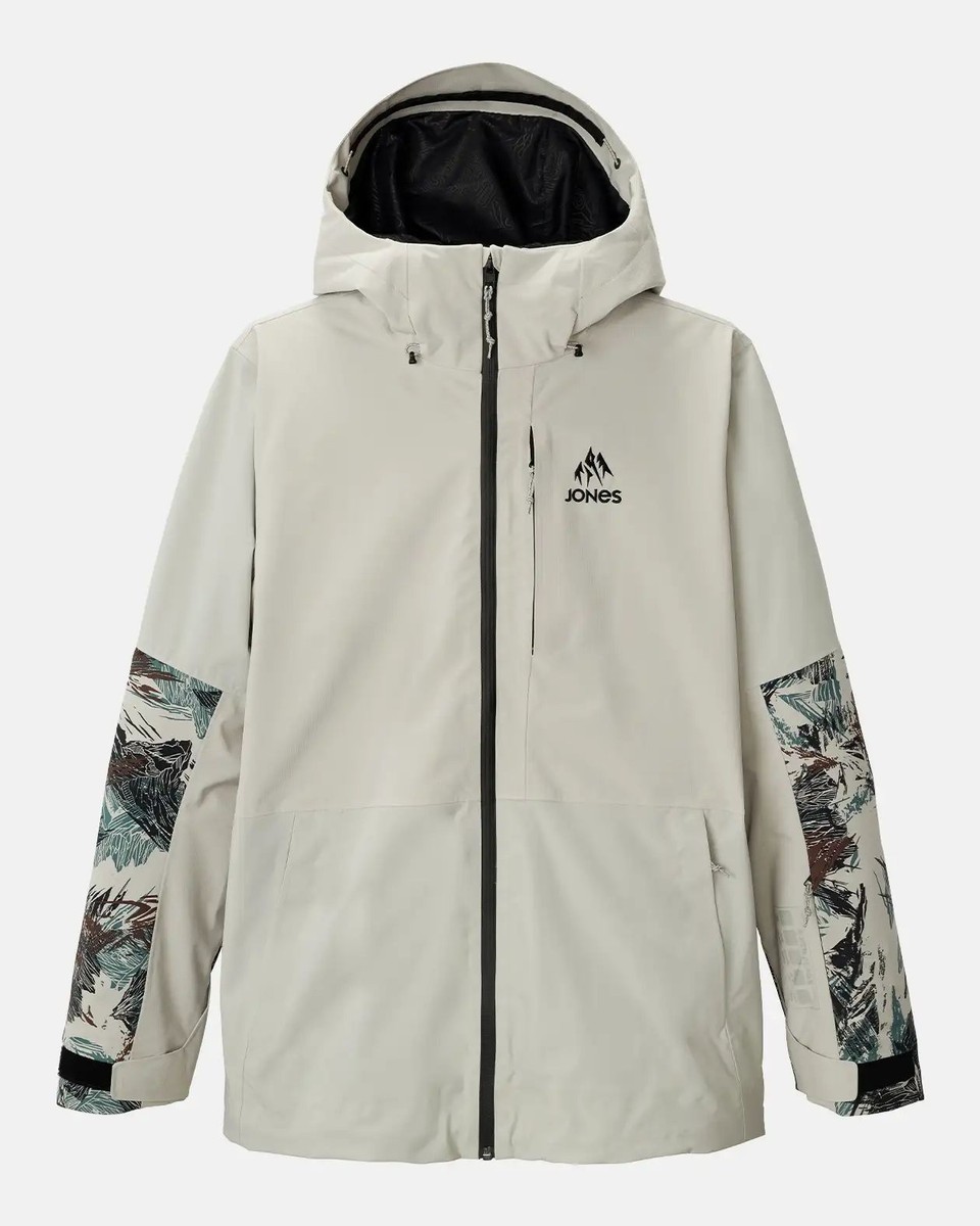 Jones MTN Surf Recycled Men's Winter Jacket, Smoke Gray, Large | eBay