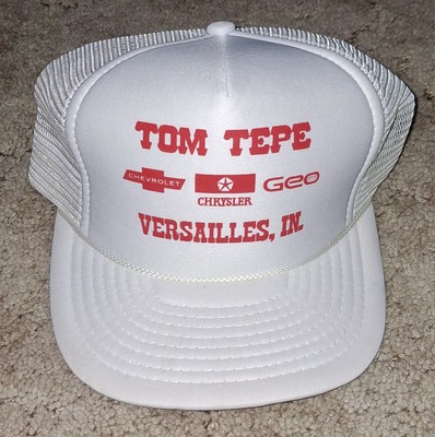 Vintage Tom Tepe Versailles Indiana Chevrolet Chrysler Geo Cap