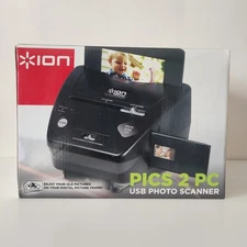 ION PICS 2 PC Photo Film USB Scanner Missing Parts