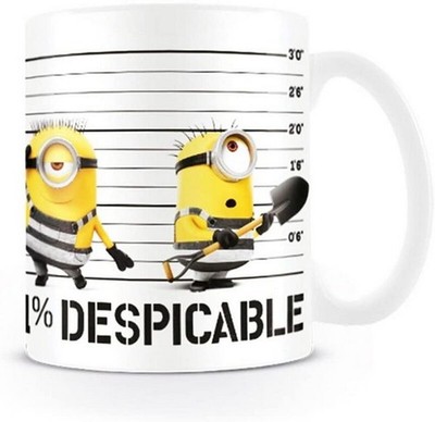 Minions Tasse  Despicable Me 3 weiß/gelb/schwarz Standard